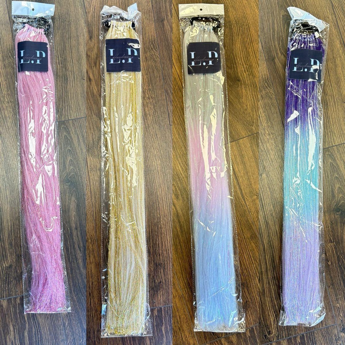 Coloured reusable pony tails