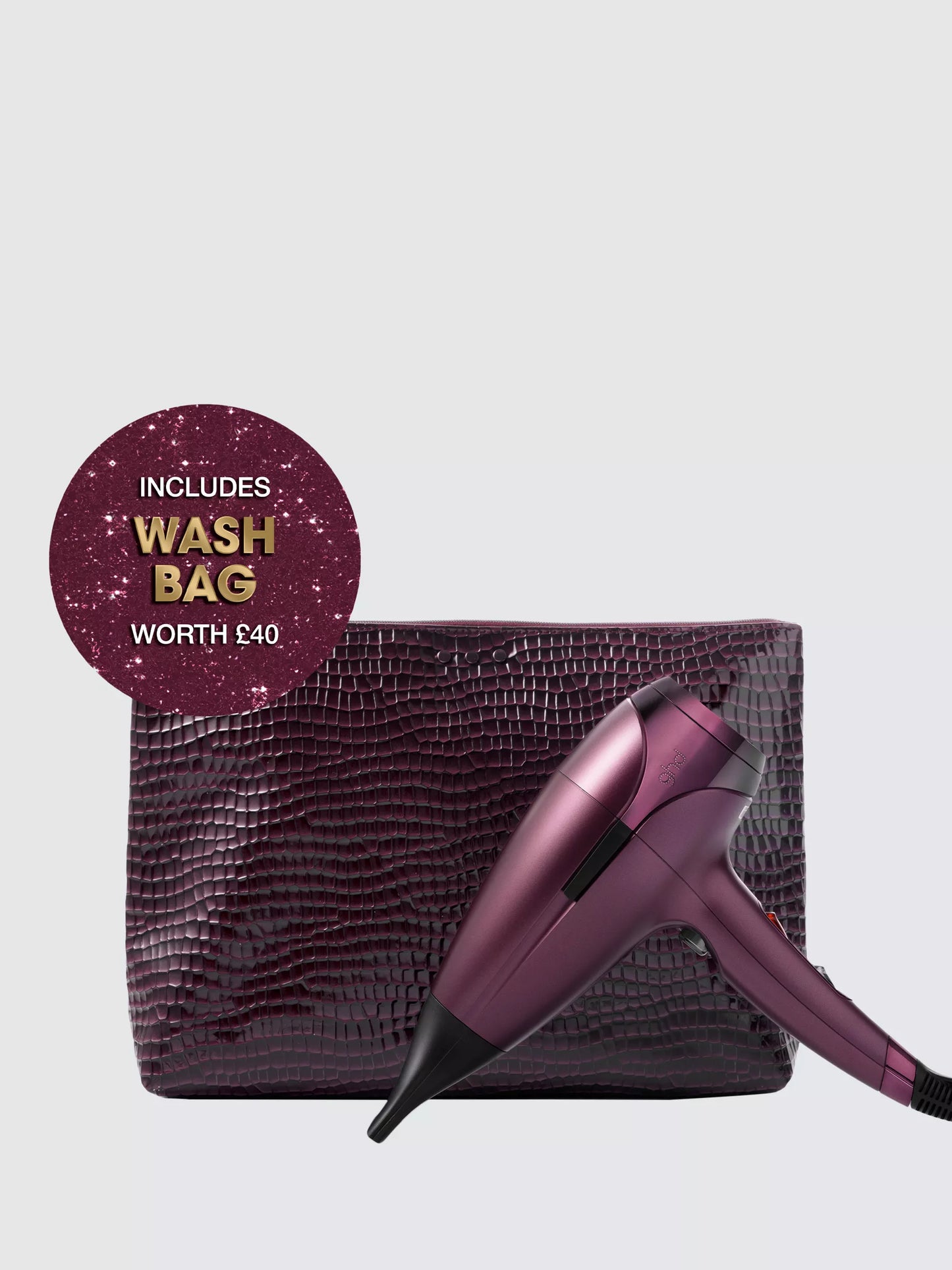 NEW GHD HELIOS HAIR DRYER IN CHERRY CHIC