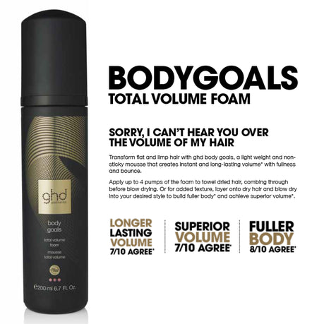 GHD BODY GOALS - TOTAL VOLUME FOAM