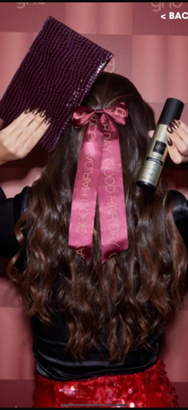 NEW GHD STYLE GIFT SET IN CHERRY CHIC WITH HAIR CLIP
